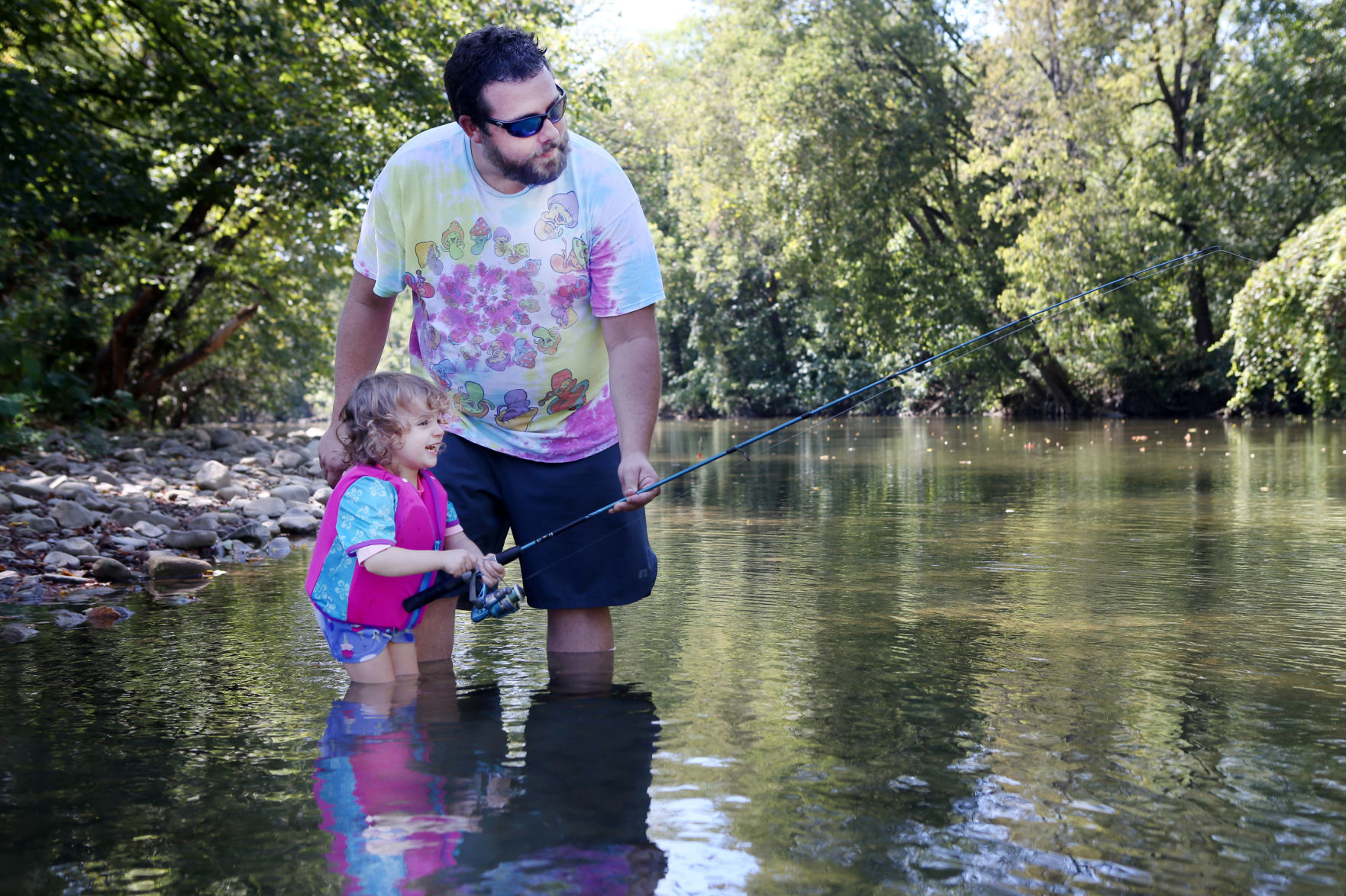 Father Daughter Fishing